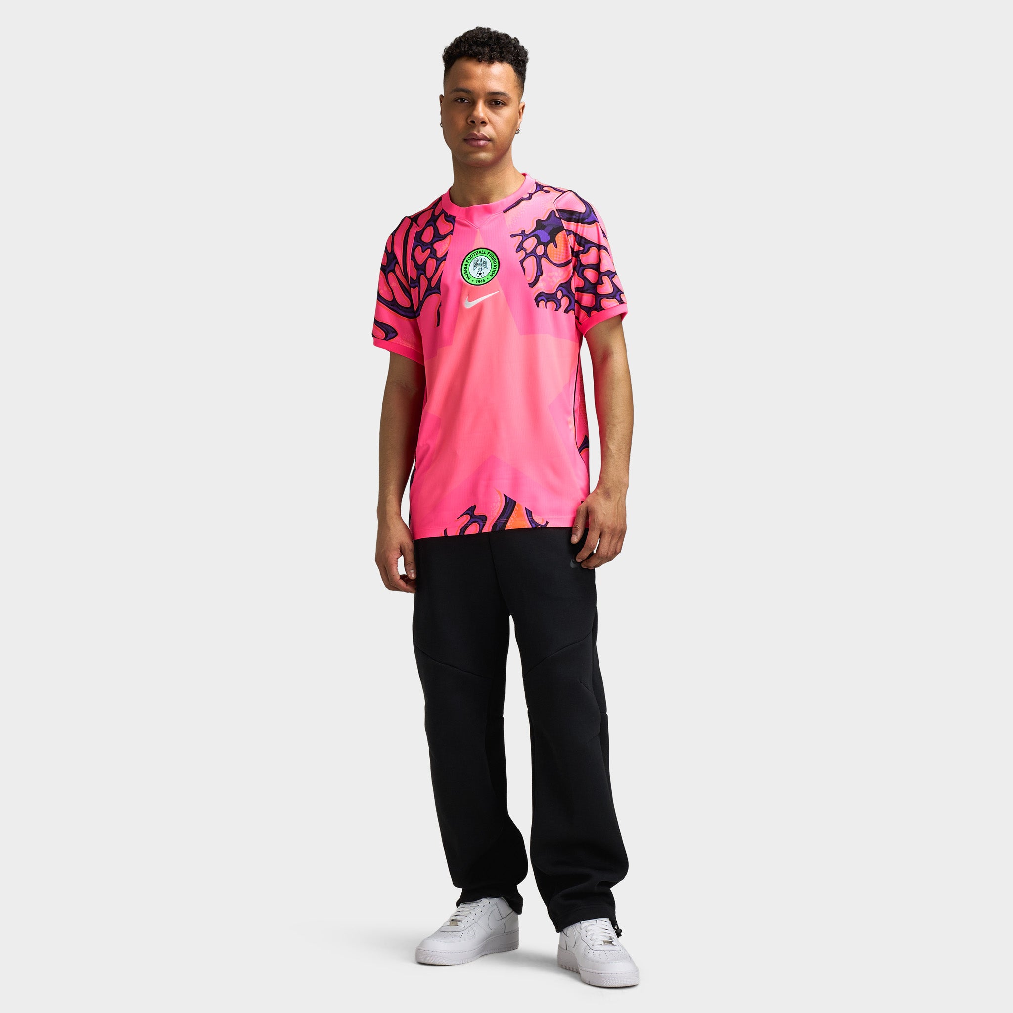 Nike Nigeria Goalkeeper Jersey Hyper Pink / Black – JD Sports