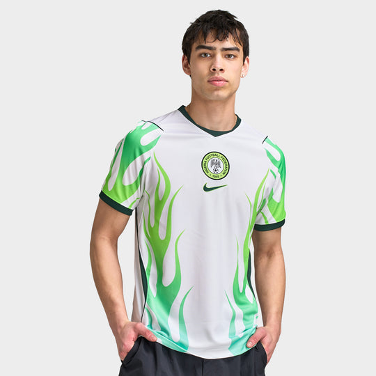 Nike Nigeria Away Jersey White / Green Glow