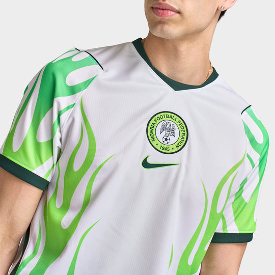 Nike Nigeria Away Jersey White / Green Glow