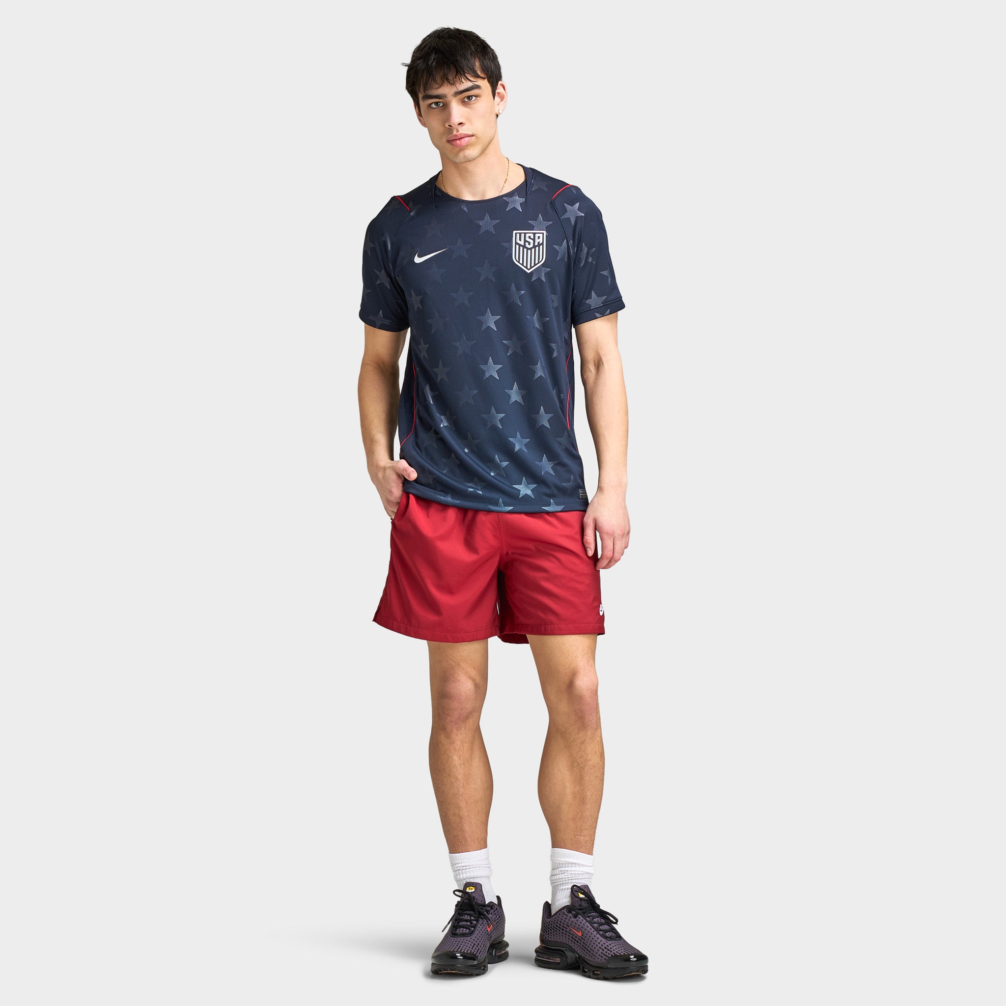 Nike USA Away Jersey Dark Obsidian / Pure Platinum – JD Sports