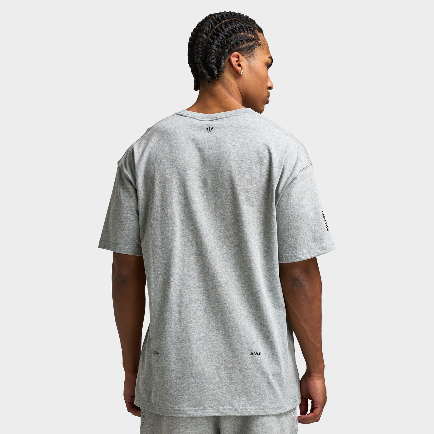Nike NOCTA t-shirt Gris foncé chiné/Noir