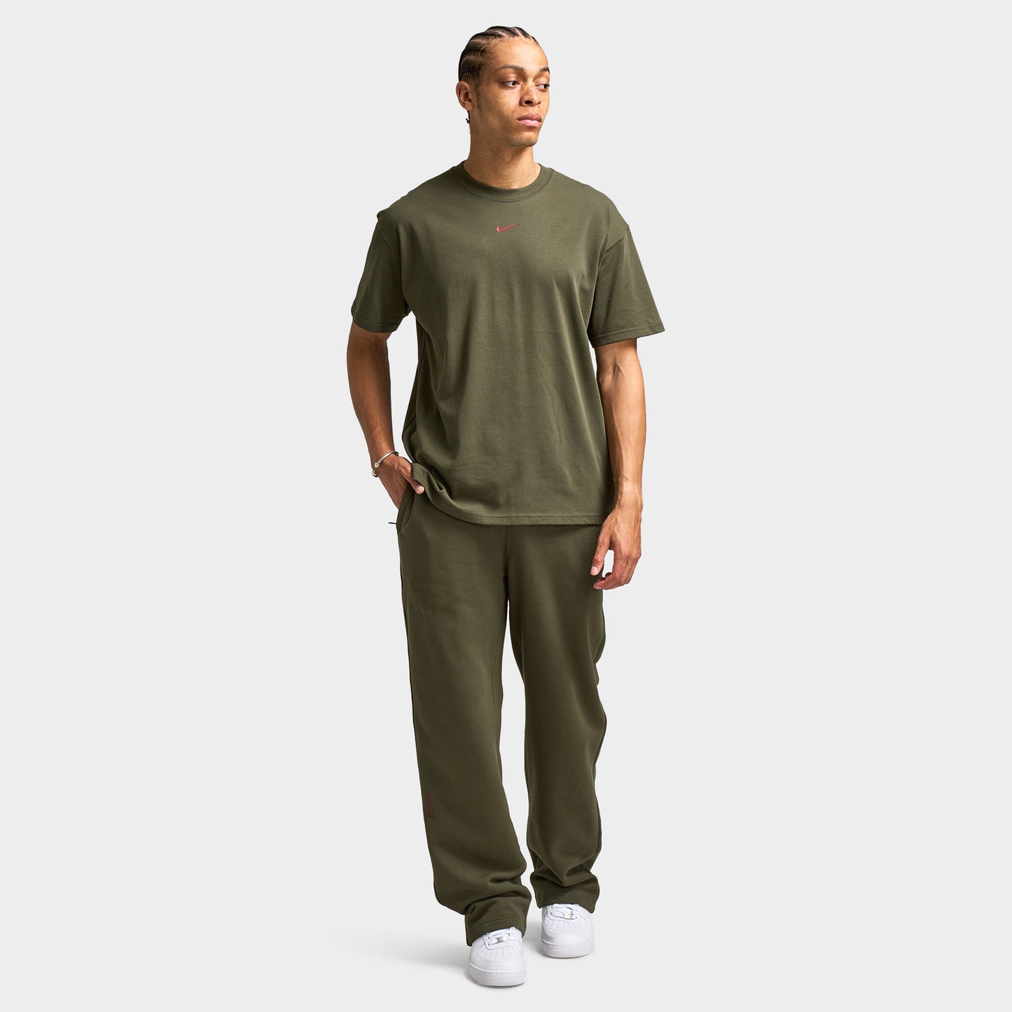 Nike NOCTA CS Cardinal T-shirt Cargo kaki / Rouge équipe