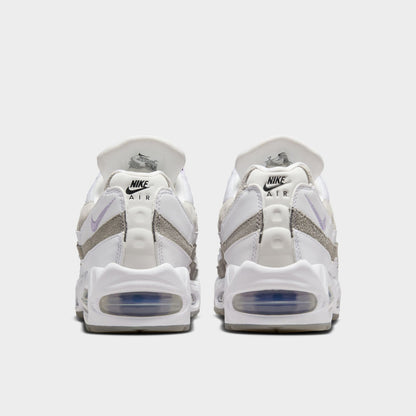 Nike Femme Air Max 95 Blanc / Hortensias - Light Graphite