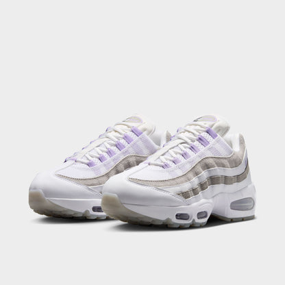 Nike Femme Air Max 95 Blanc / Hortensias - Light Graphite