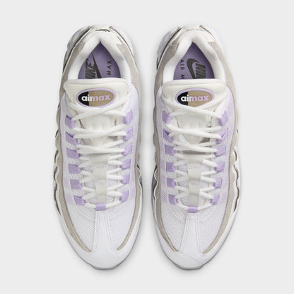 Nike Femme Air Max 95 Blanc / Hortensias - Light Graphite