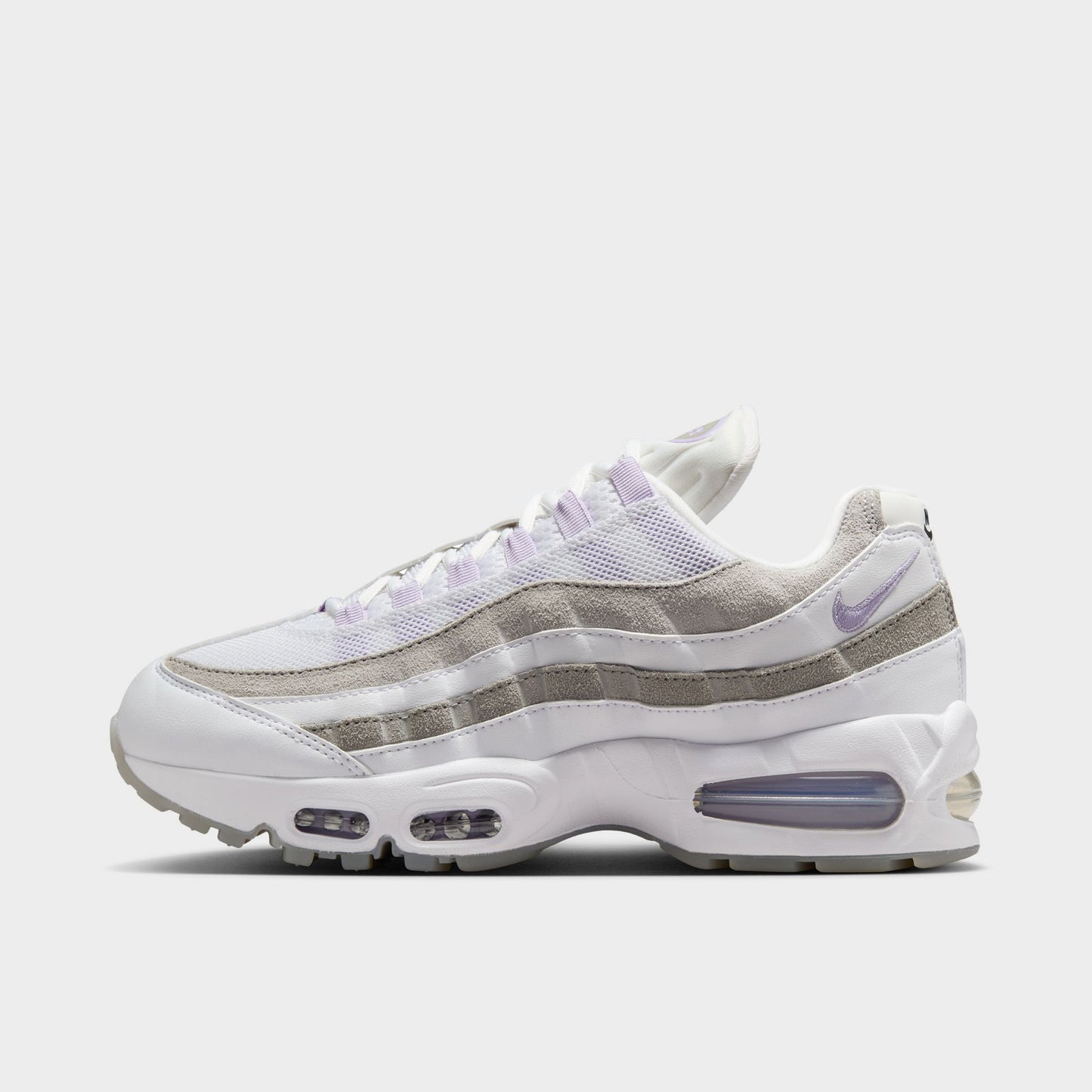 Nike Femme Air Max 95 Blanc / Hortensias - Light Graphite