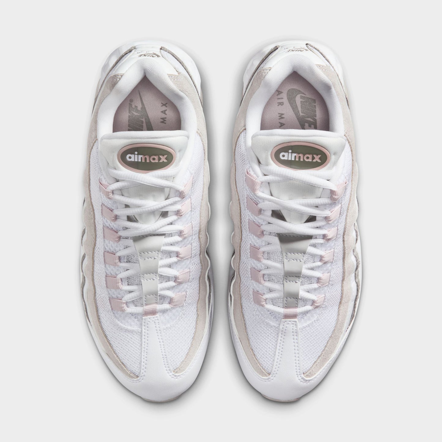 Nike Women's Air Max 95 White / Silt Red - Light Charcoal