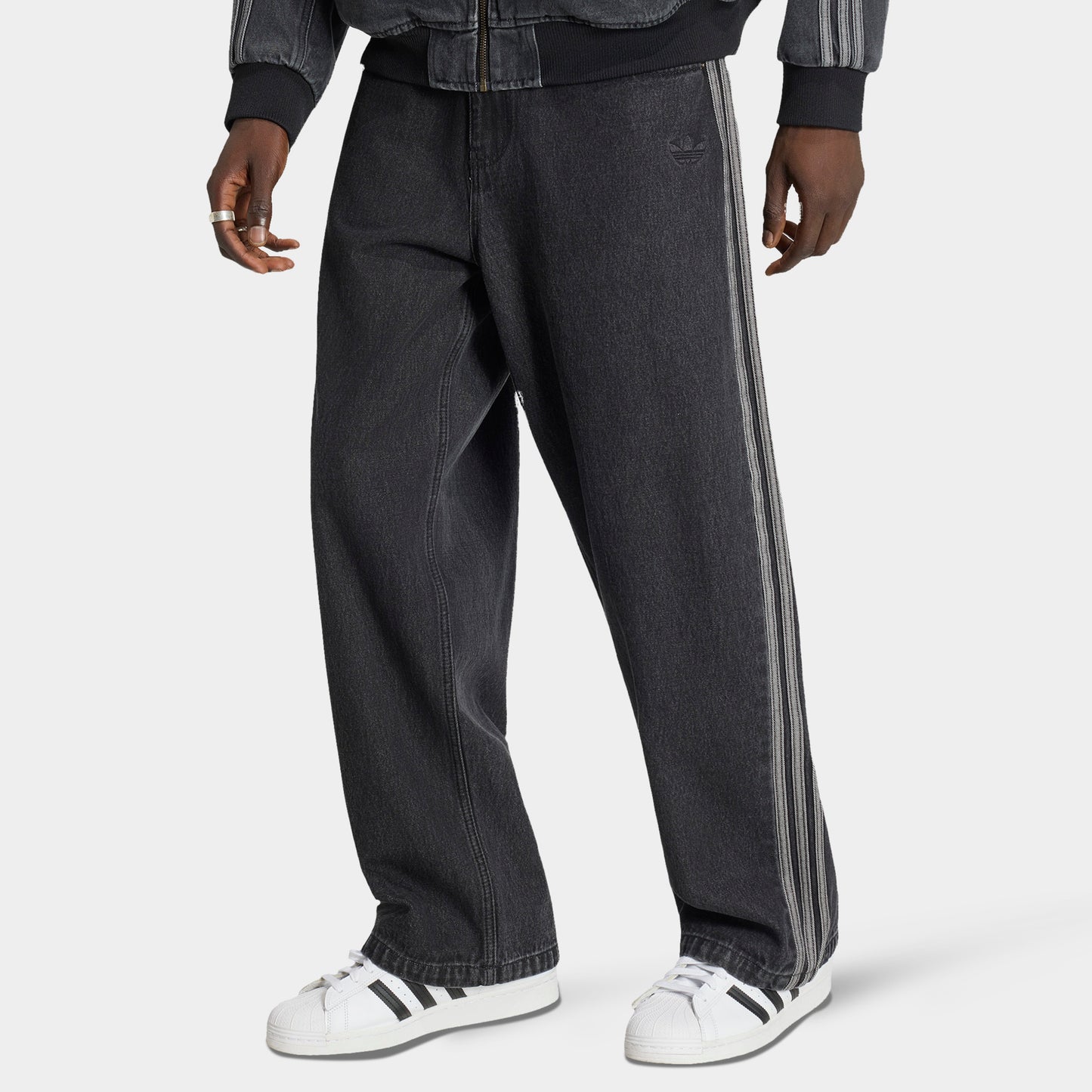 adidas SST Jeans Straight Leg / True Black Denim