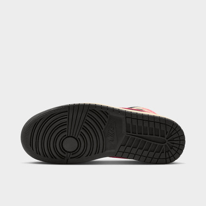 Jordan Women's 1 Mid SE Pale Ivory / Racer Pink - Black