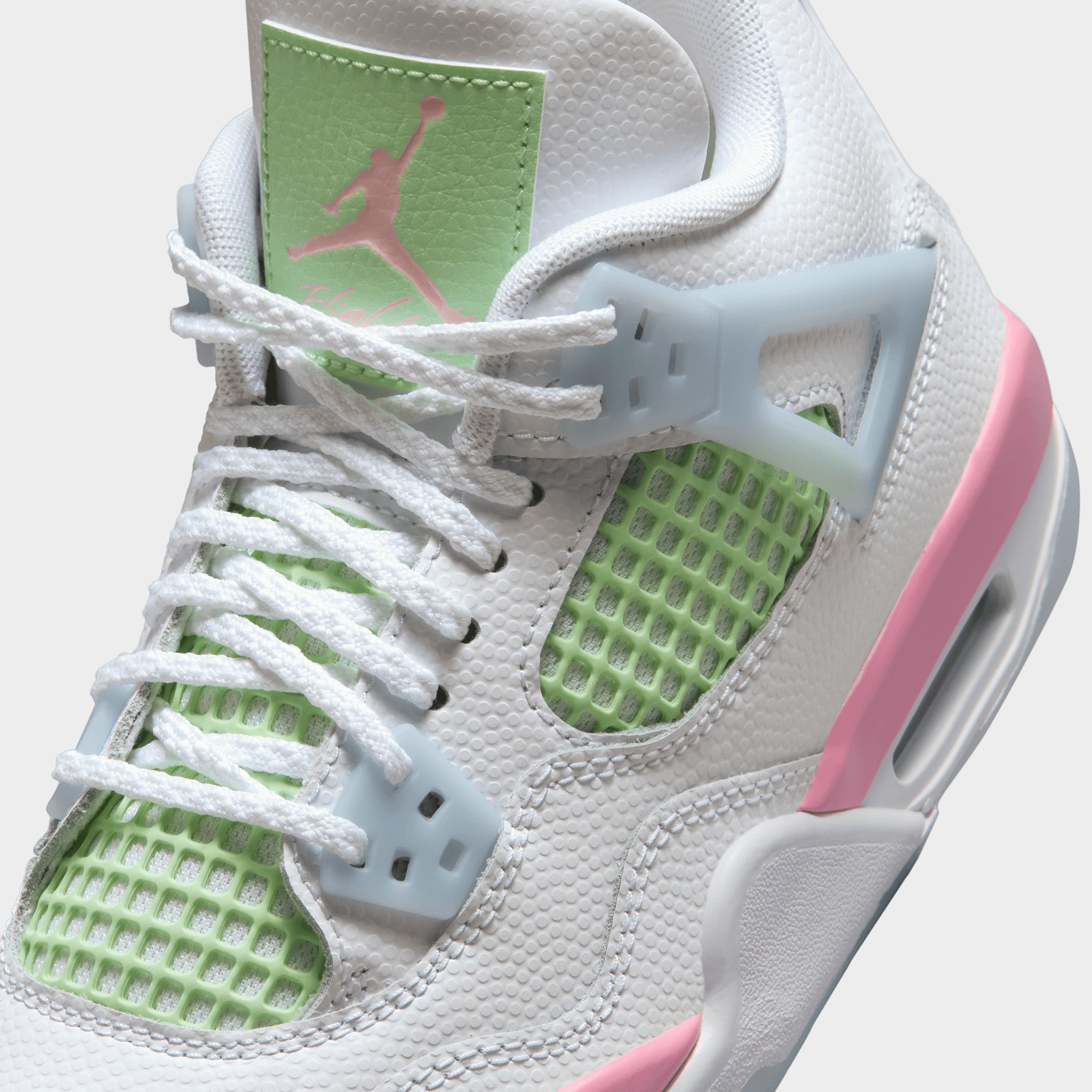 Jordan 4 Retro GS White / Medium Soft Pink - Half Blue – JD Sports
