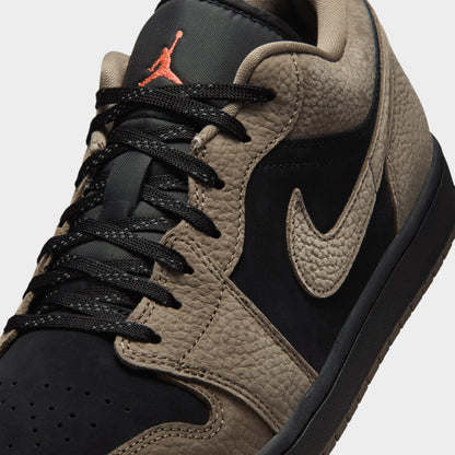 Jordan 1 Low Black / Olive Grey