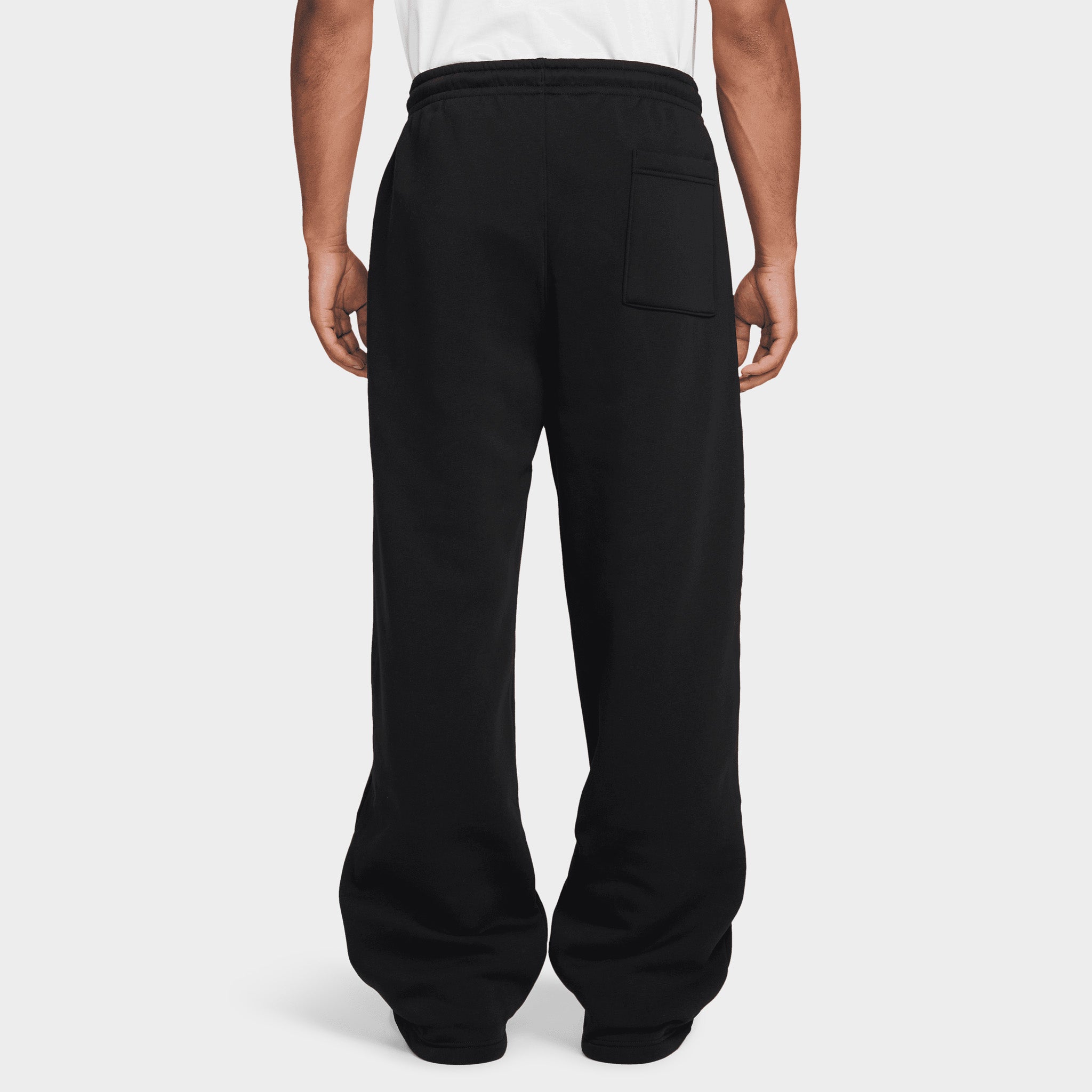 Jordan Brooklyn Fleece Oversized Open Hem Pants / Black – JD Sports