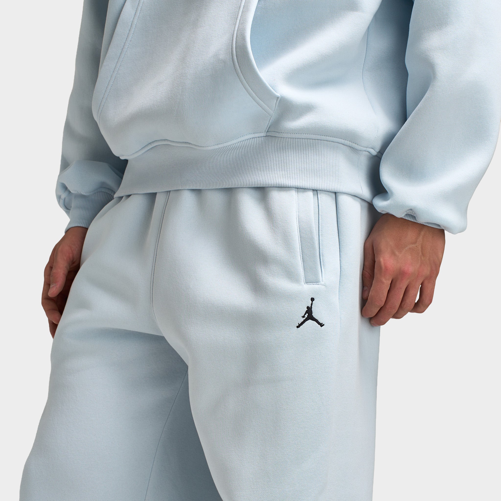 Jordan Brooklyn Fleece Oversized Open Hem Pants / Aura – JD Sports