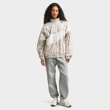 Nike Sportswear Women's Trend Woven HBR All over Print Jacket College Grey / Sail
