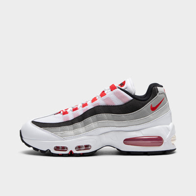 Nike Air Max 95 "White / Comet Red - Neutral Grey” shoe. Shop Sneaker Releases now at JD Sports.