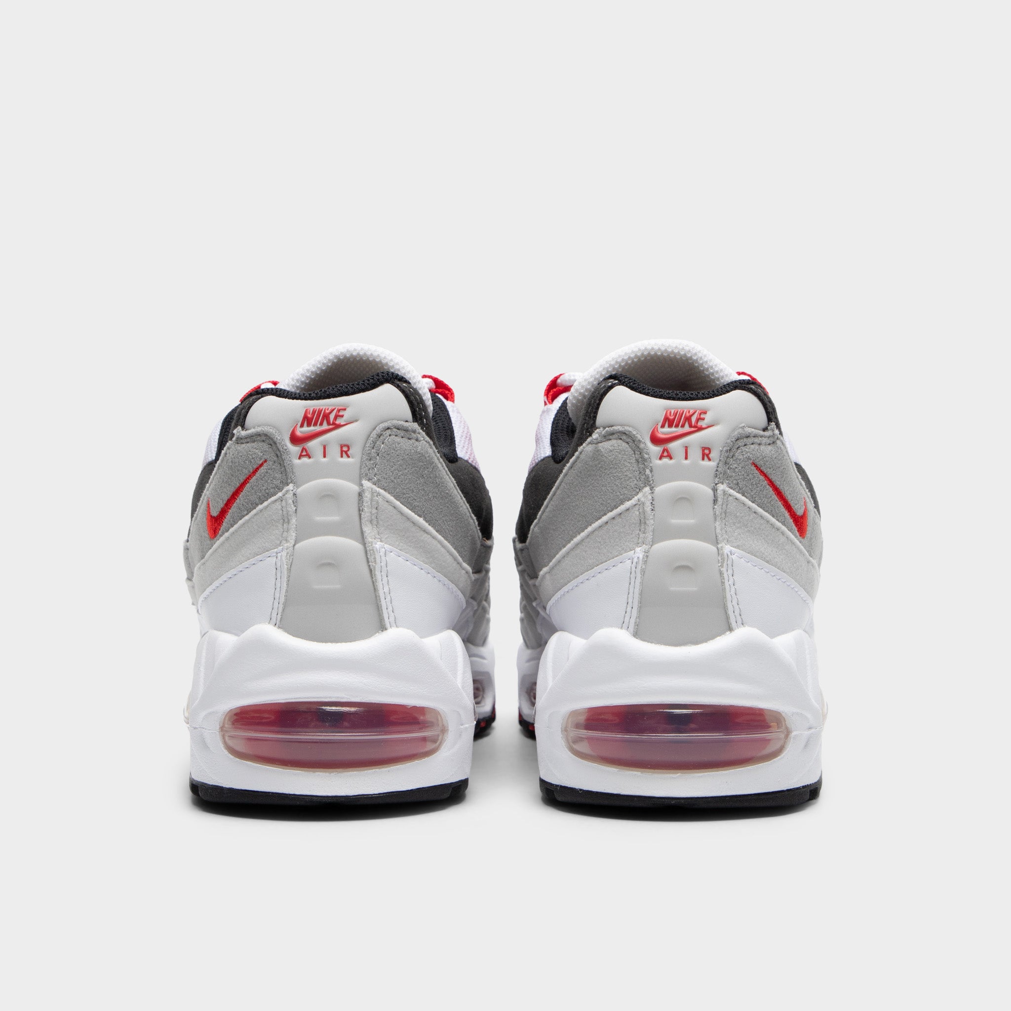 Nike Air Max 95 White / Comet Red - Neutral Grey – JD Sports
