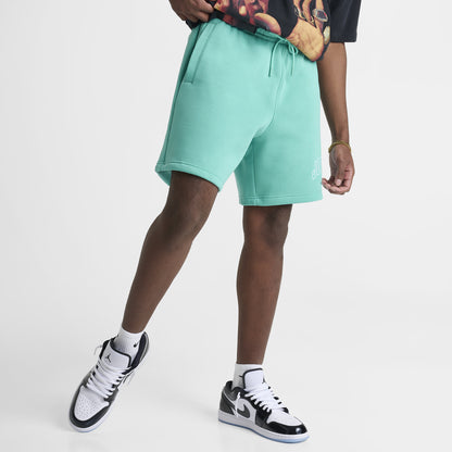 Jordan Brooklyn Short Graphique Lavé Bleu Sarcelle / Noir