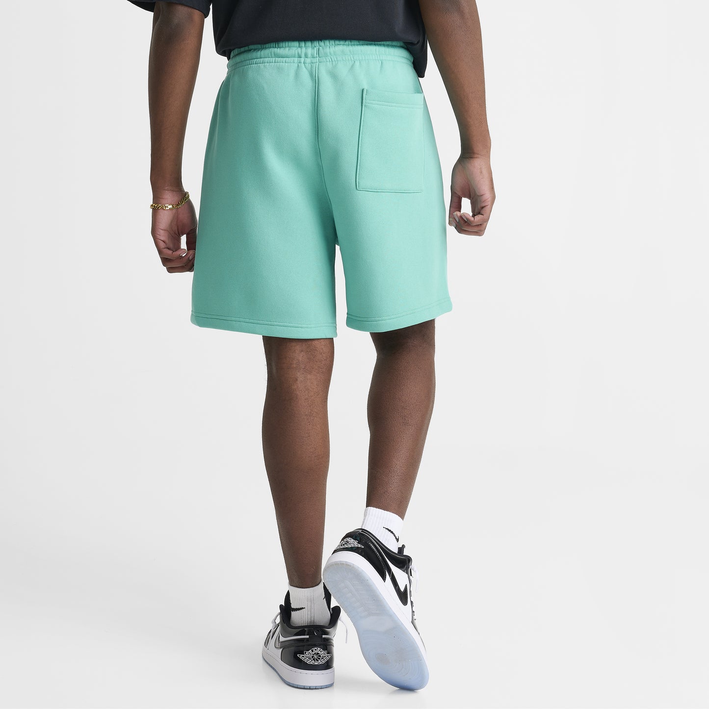 Jordan Brooklyn Short Graphique Lavé Bleu Sarcelle / Noir