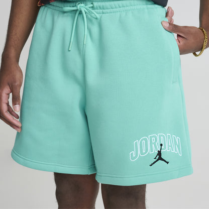 Jordan Brooklyn Short Graphique Lavé Bleu Sarcelle / Noir