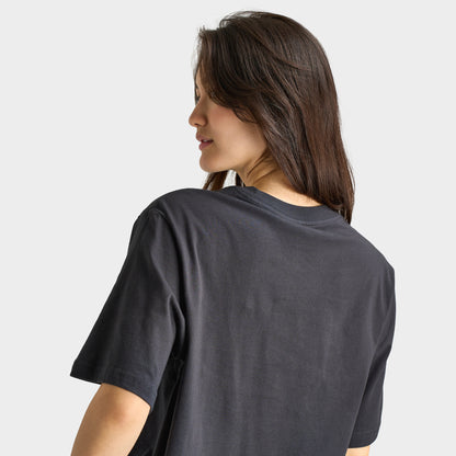 Nike Sportswear Femmes Essentiels « Boyfriend Soaring » T-Shirt Off Noir / Blanc