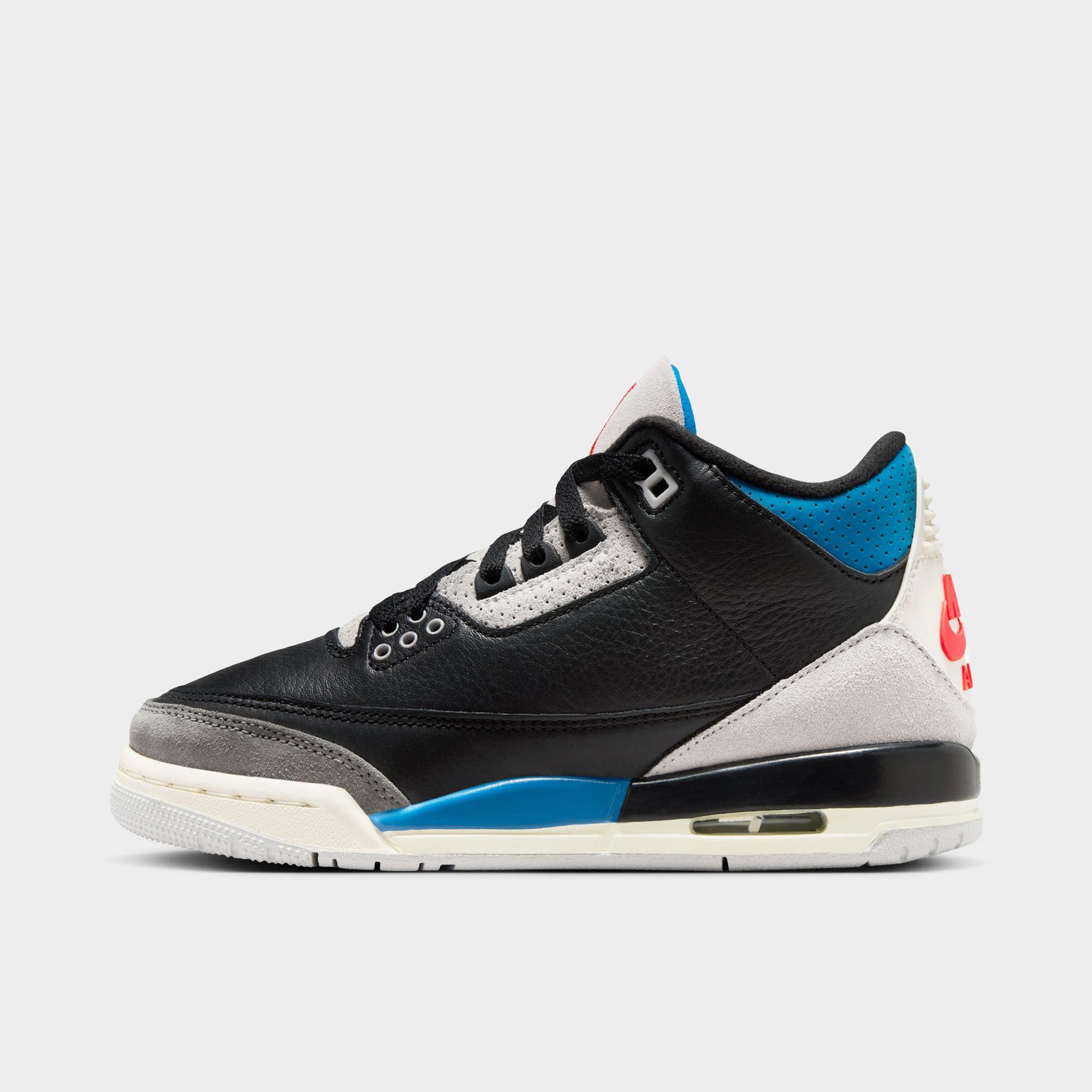 Jordan 3 Retro OG GS Black / Chile Red - Neutral Grey – JD Sports