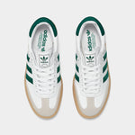 adidas Originals Women's Sambae Cloud White / Collegiate Green