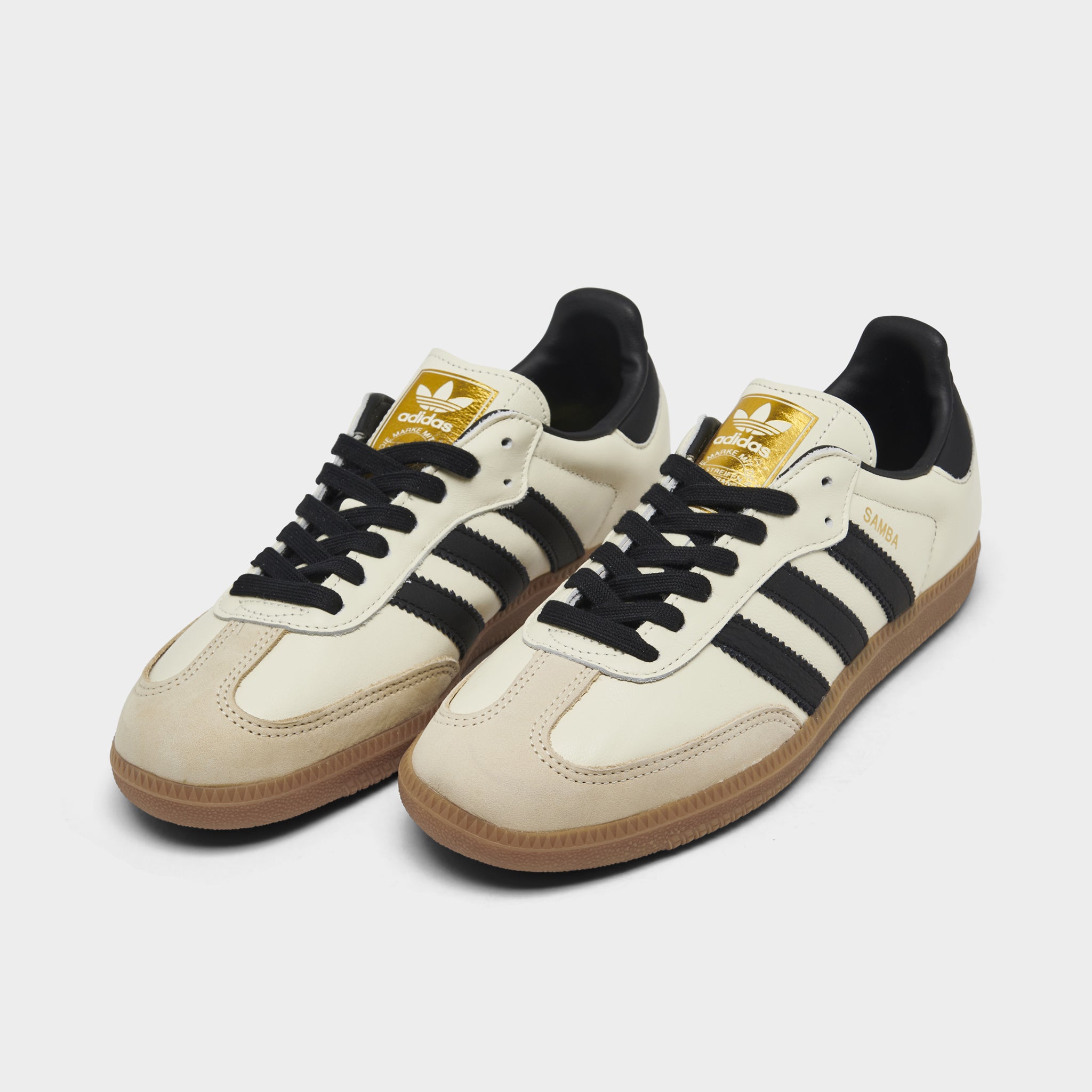 アディダス サンバ CREAMWHITE/CORE BLACK/SANDSTON adidas Women's Samba OG Cream White / Black - Sand – JD Sports