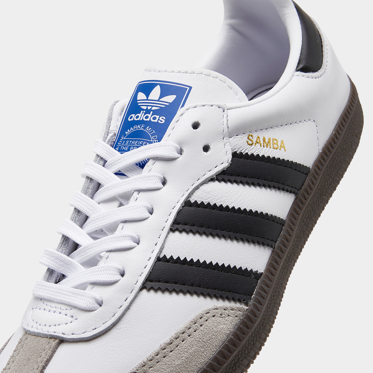 adidas Originals Children's Samba OG Cloud White / Core Black - Gum ...