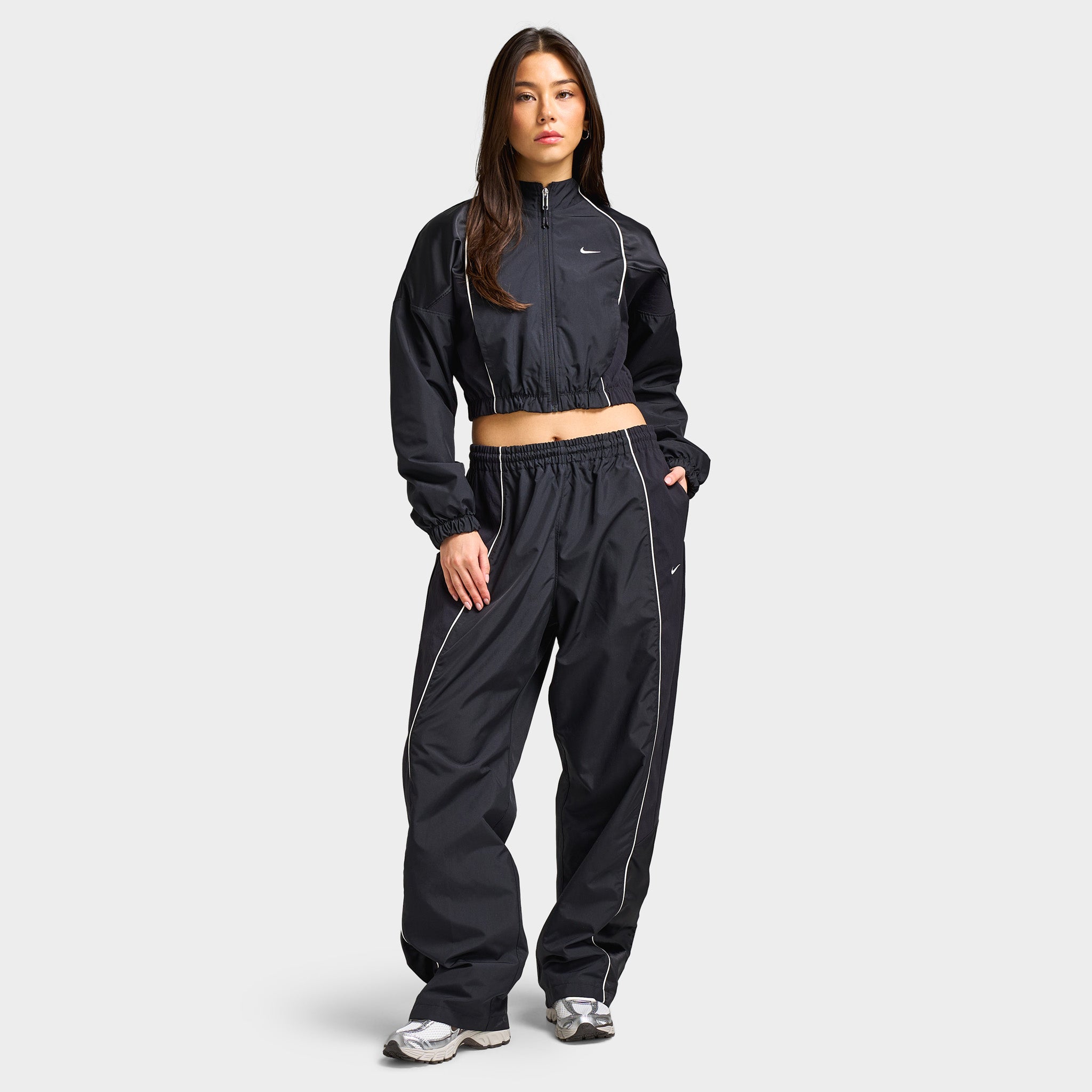 Nike Sportswear Women's Shrunken Track Jacket / Black – JD Sports