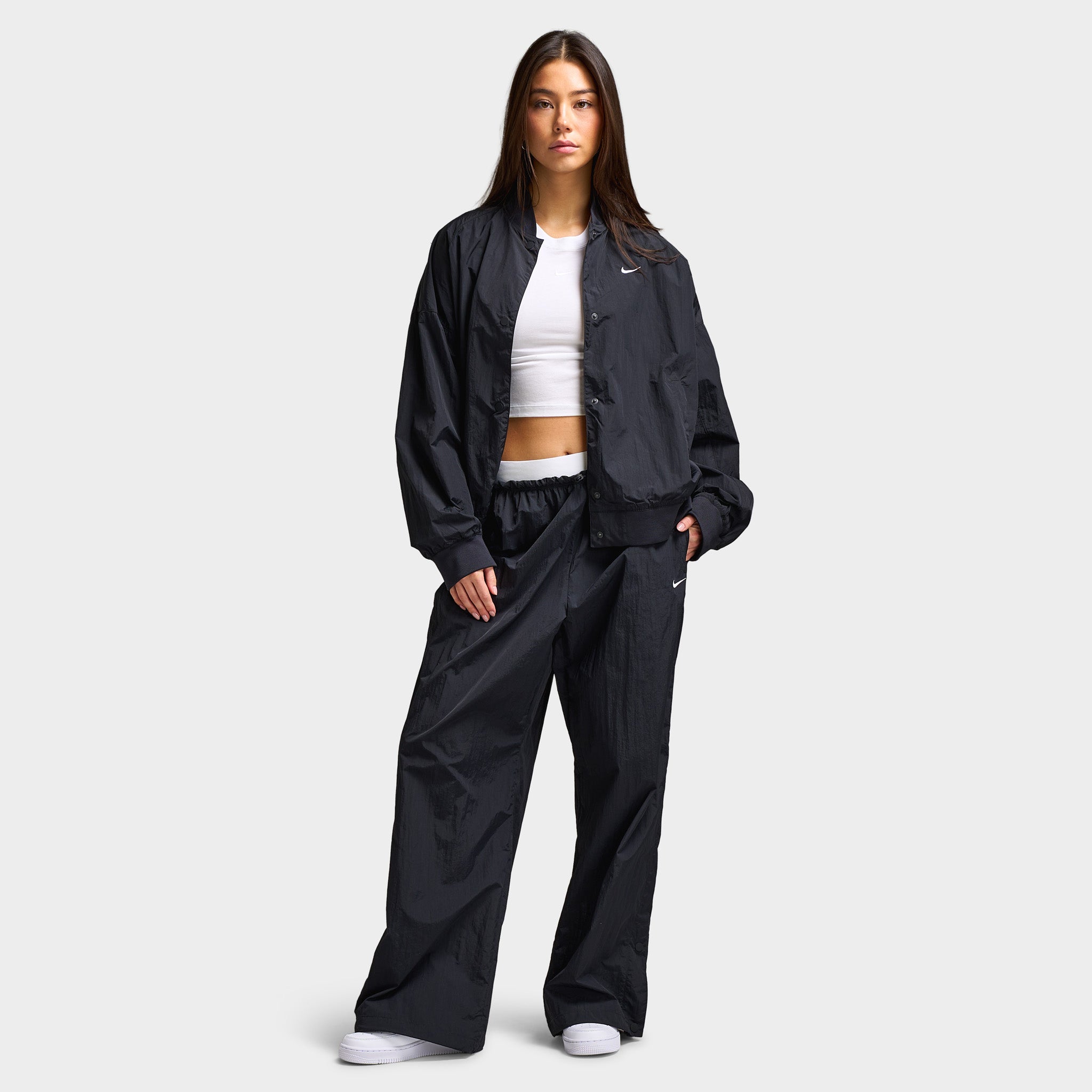 Nike Sportswear Women's Varsity Jacket Black / Chalk – JD Sports