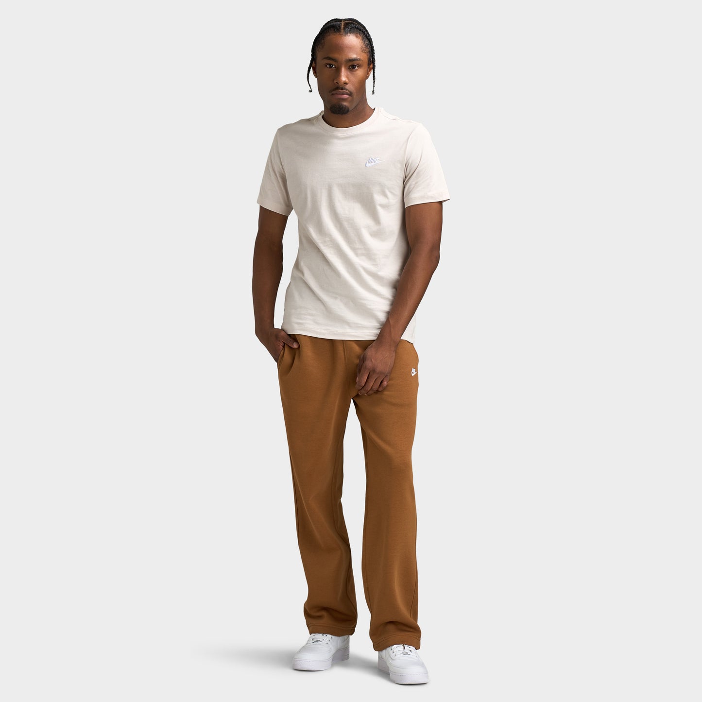 Nike Club Fleece Bungee Pants / Ale Brown