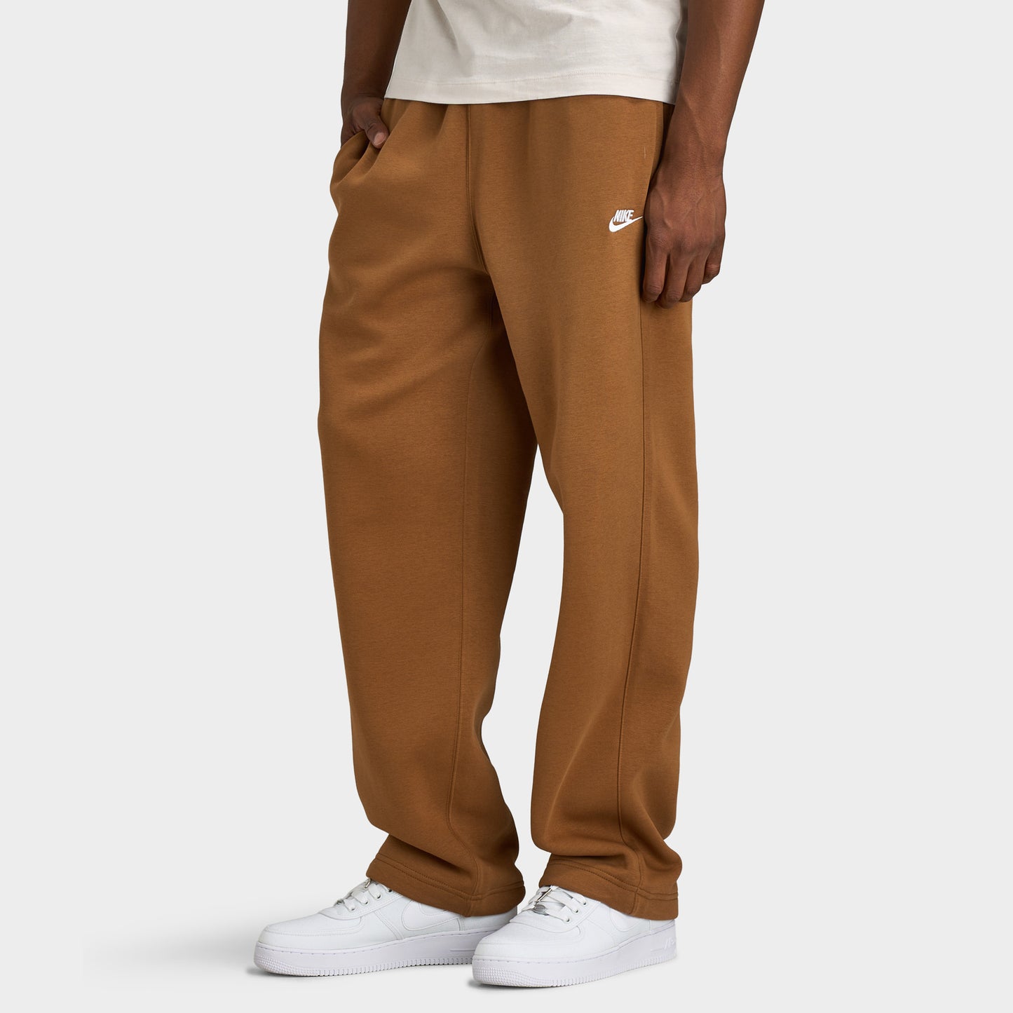 Nike Club Fleece Bungee Pants / Ale Brown