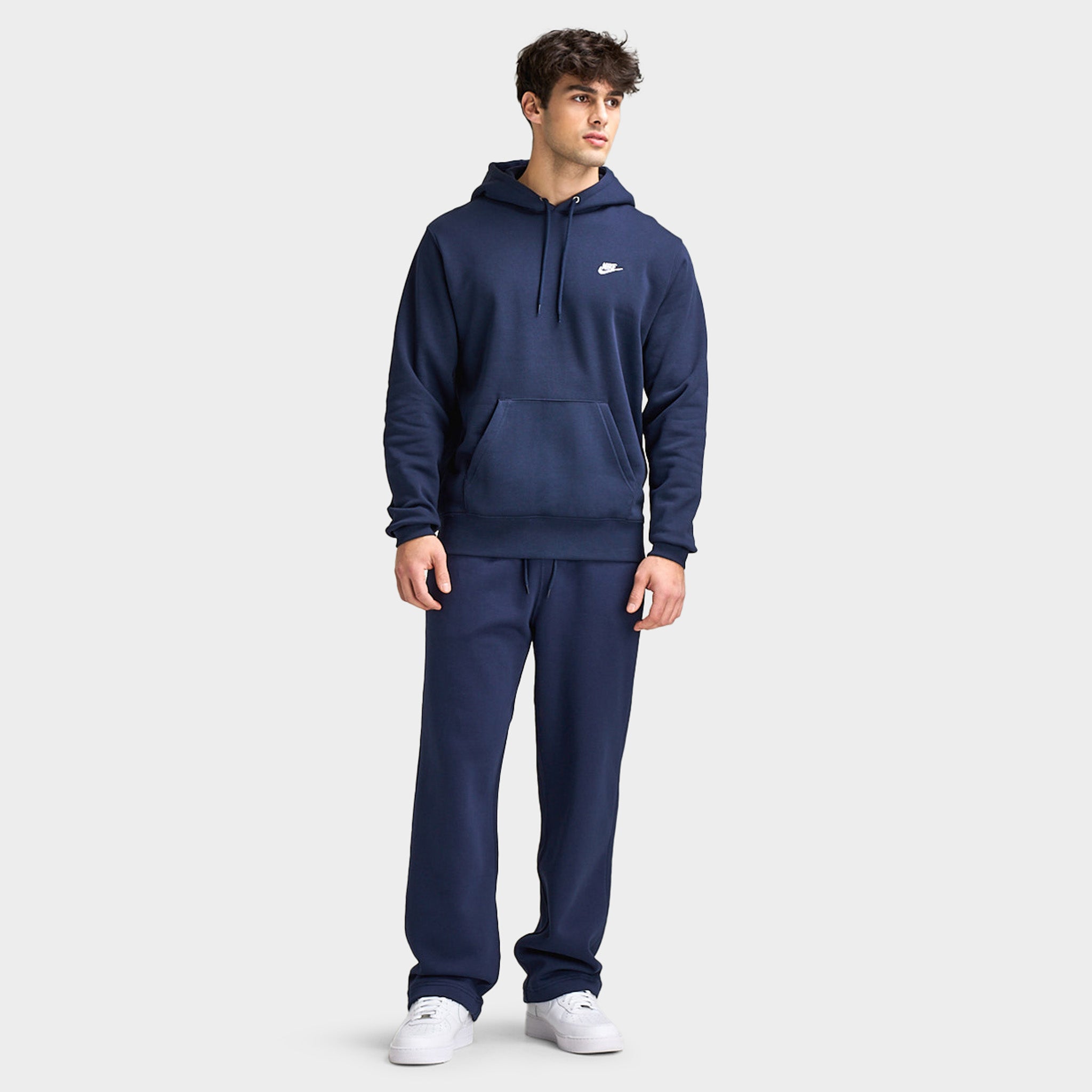 Nike Club Fleece Bungee Pant Obsidian / White – JD Sports