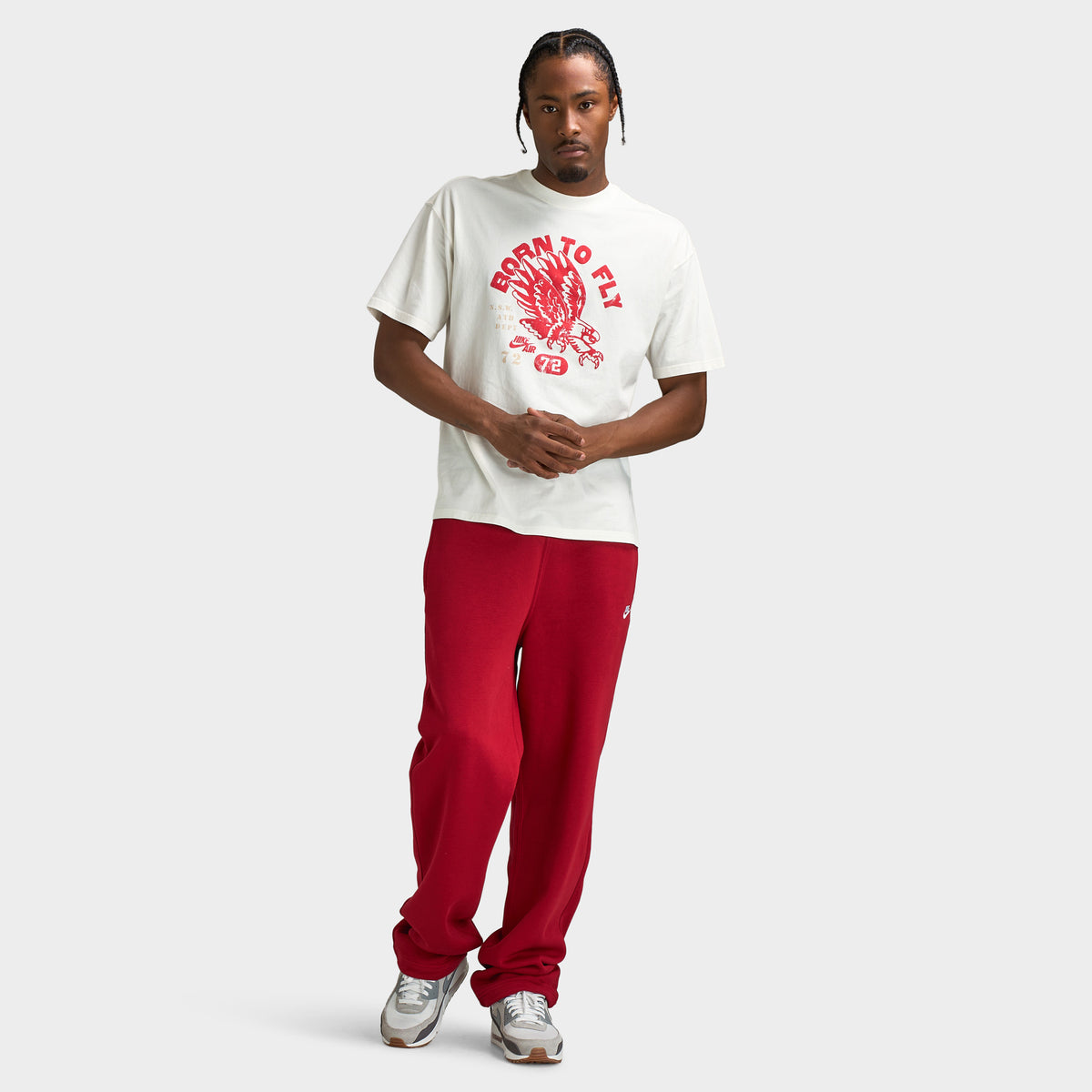 Nike Club Fleece BB Bungee Pantalon / Rouge Vif