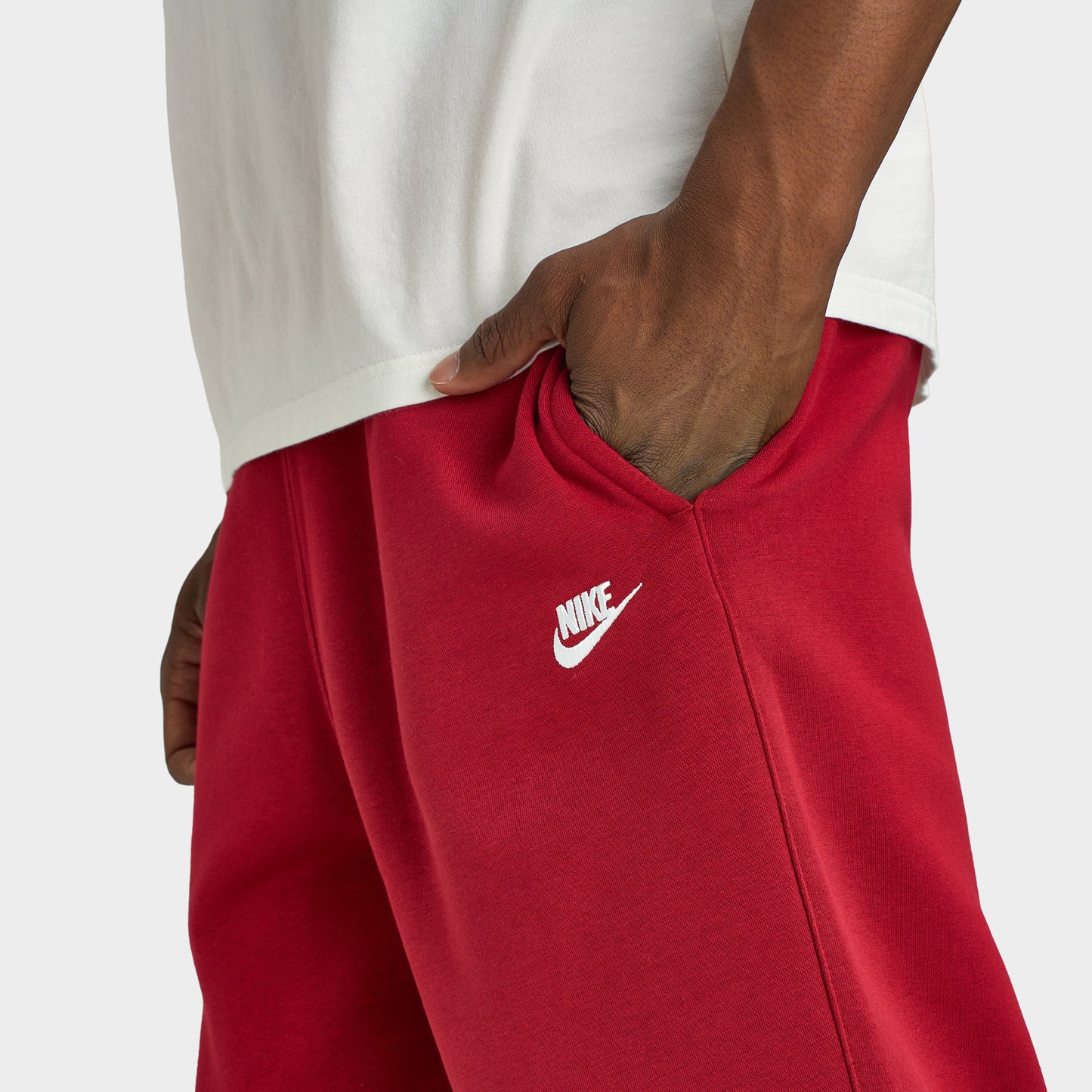 Nike Club Fleece BB Bungee Pantalon / Rouge Vif