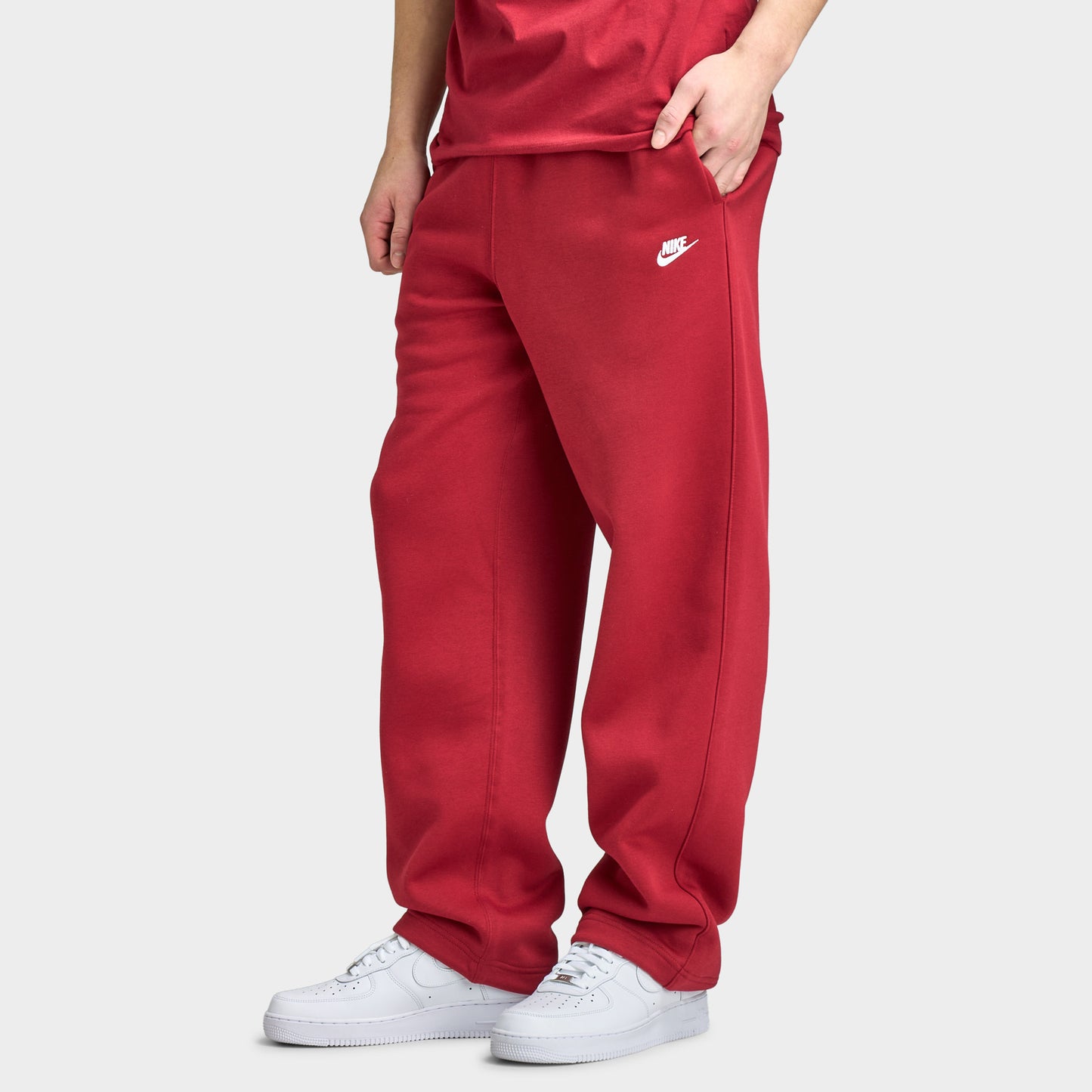 Nike Sportswear Club Pantalon Polaire Bungee / Rouge