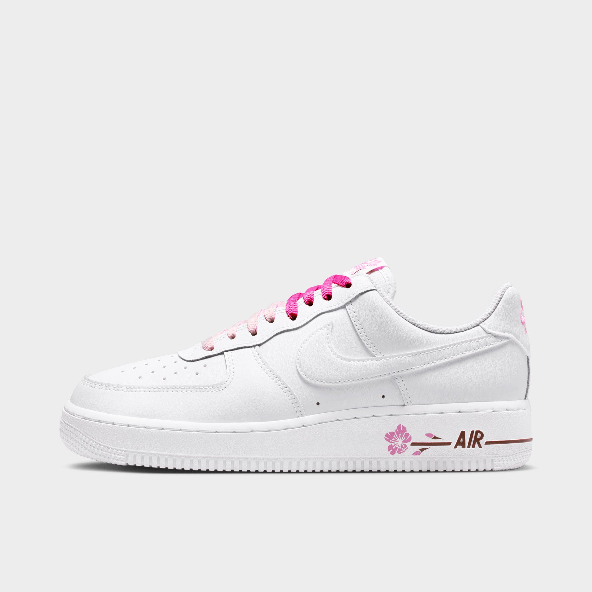 Nike Women's Air Force 1 White / White - Playful Pink – JD Sports