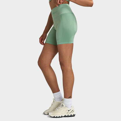 Nike Women's Seamless High Rise 5" Shorts / Steam