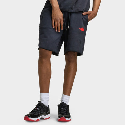 Jordan Rare Air Fleece Shorts Black / Chile Red