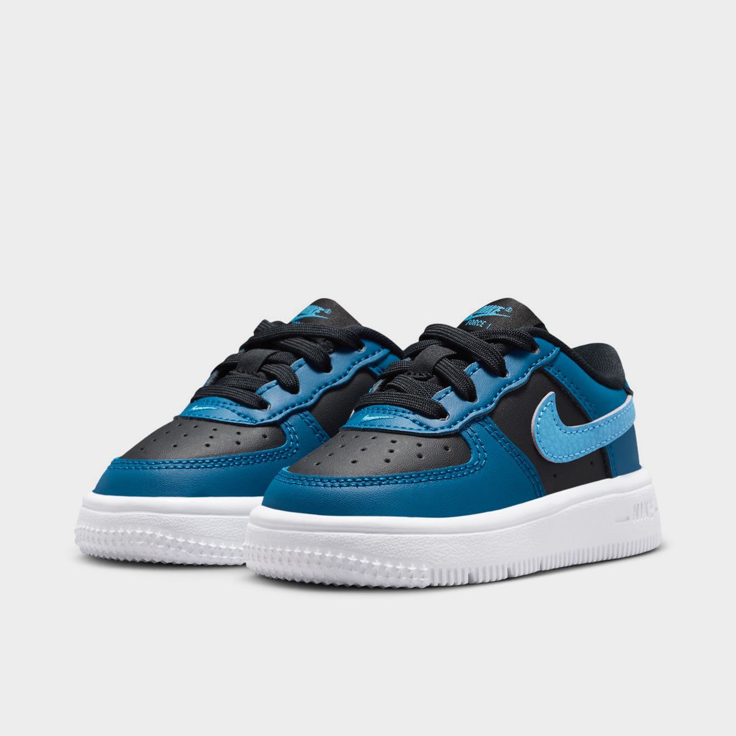 Nike Air Force 1 TD Black / Dutch Blue - Court Blue