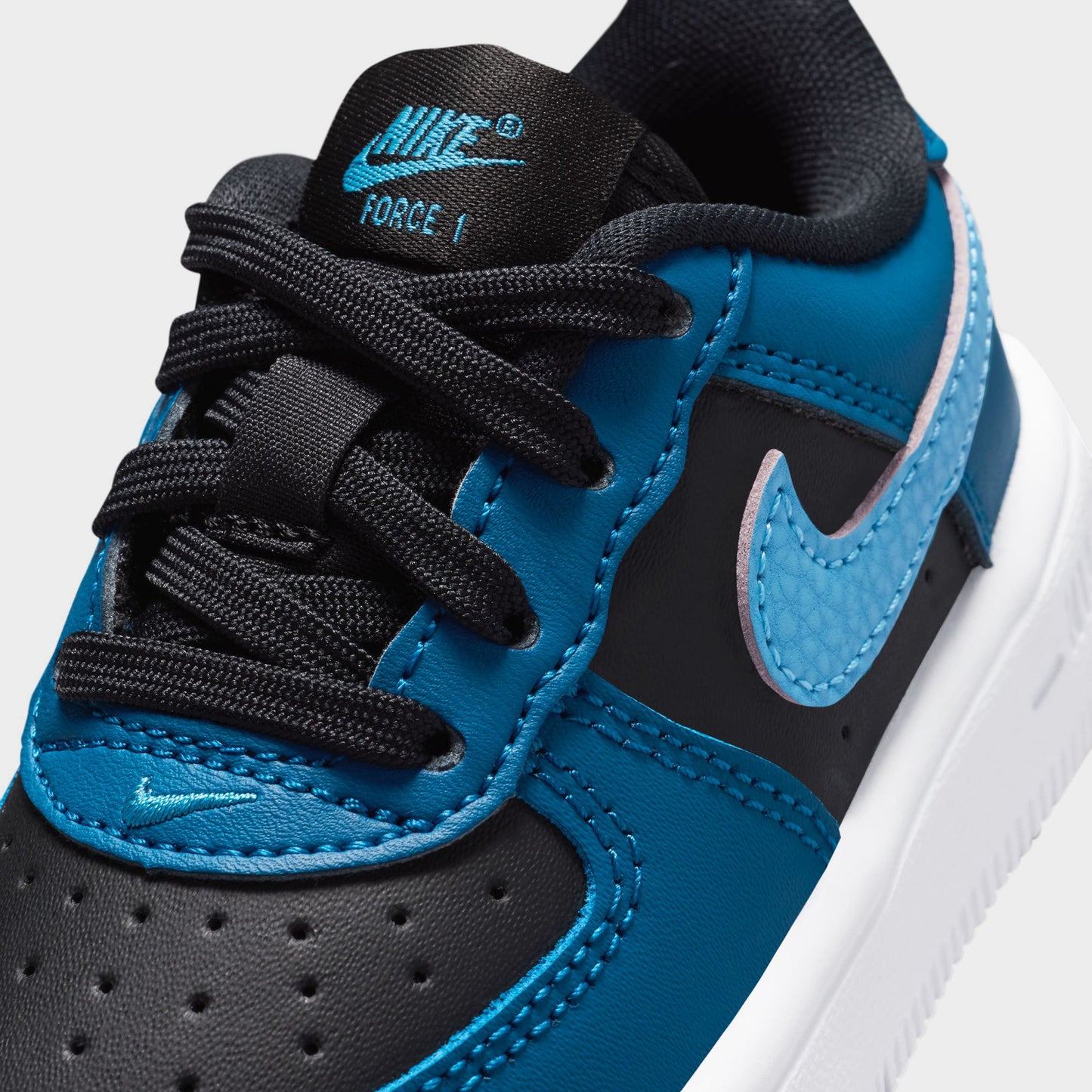 Nike Air Force 1 TD Black / Dutch Blue - Court Blue