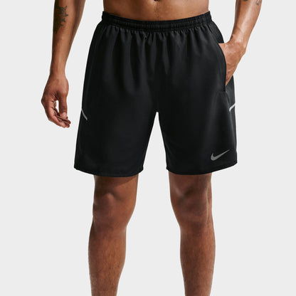 Nike Miler Short Noir / Noir / Argent réfléchissant