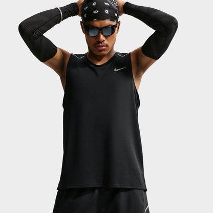 Nike Miler Short Noir / Noir / Argent réfléchissant