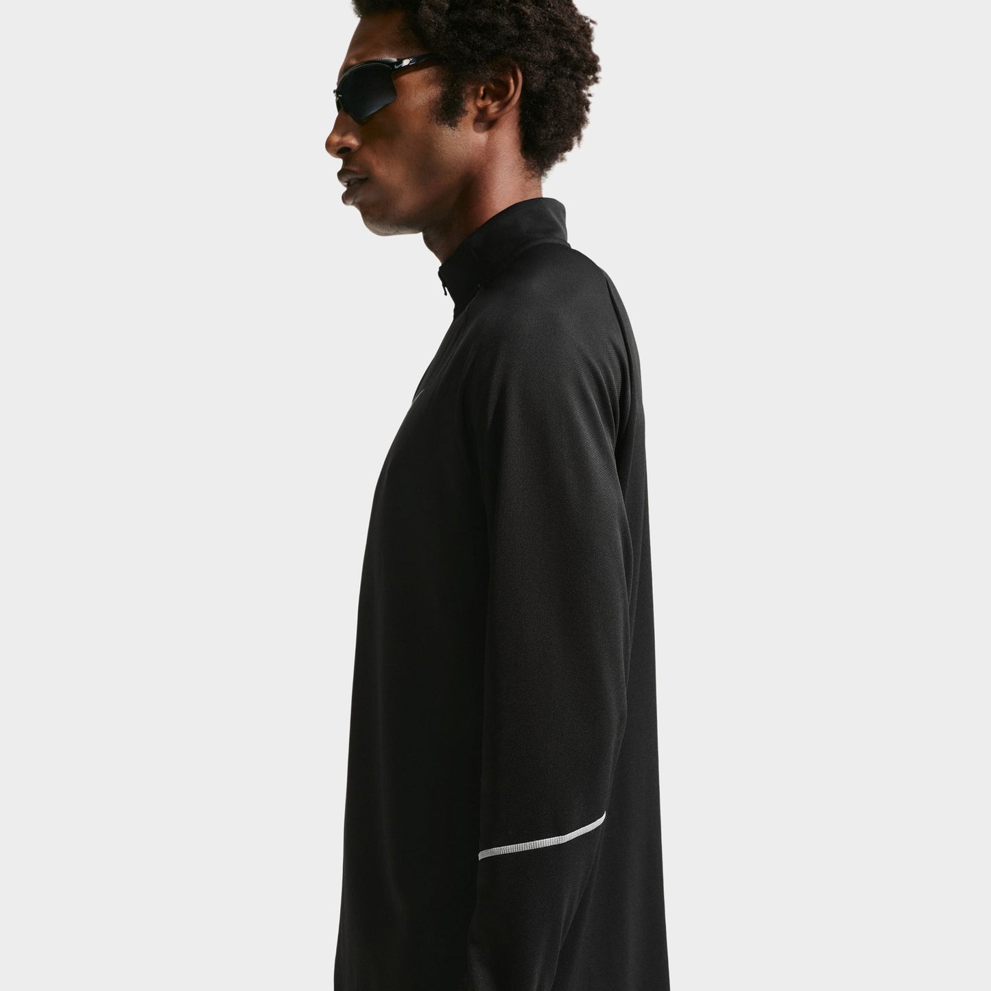 Nike Dri-Fit UV Miler Haut à demi-zip / Noir