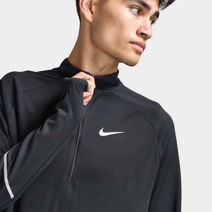 Nike Dri-Fit UV Miler Top Half Zip / Black