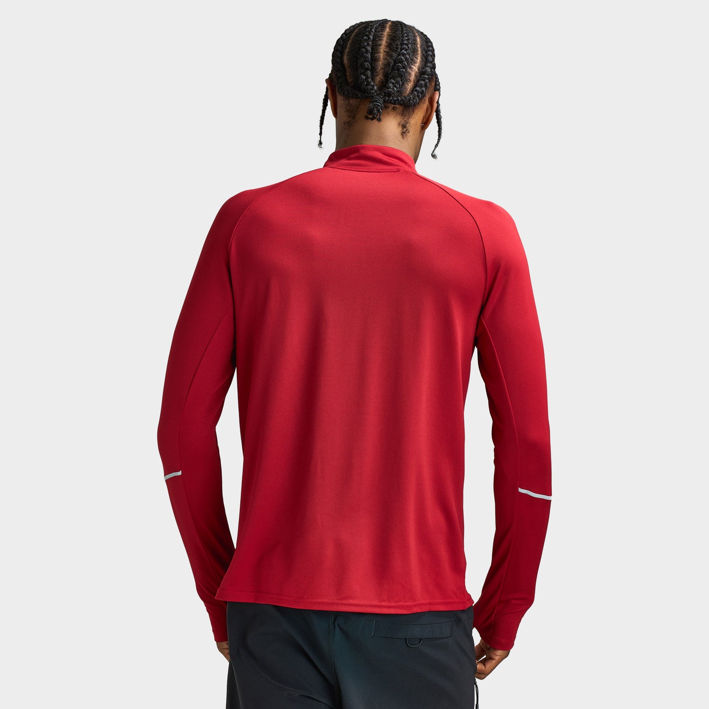 Nike Dri-Fit UV Miler Half Zip / Tough Red