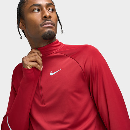 Nike Dri-Fit UV Miler Half Zip / Tough Red
