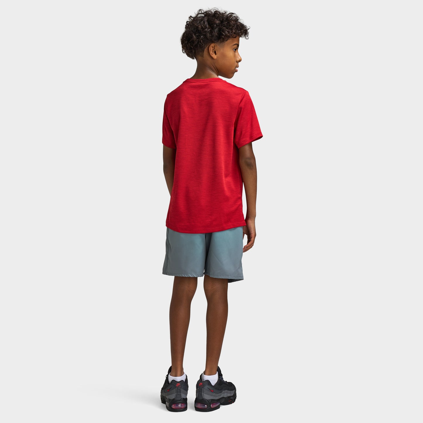 Nike T-shirt Dri-FIT Miler pour garçon / Rouge résistant
