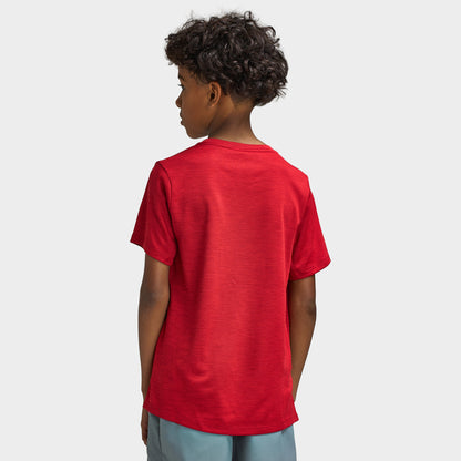 Nike T-shirt Dri-FIT Miler pour garçon / Rouge résistant