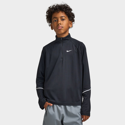 Nike Junior Boys' Dri-FIT Miler Half-Zip Top / Black